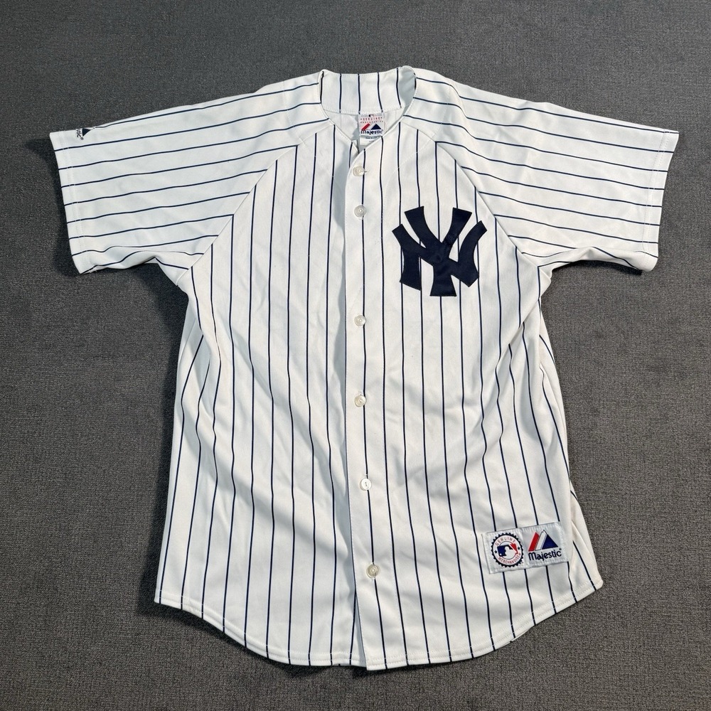 New York Yankees Robinson Cano Majestic Jersey Men's Medium USA White MLB